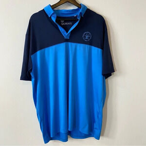 Murray Golf L Cowglen Scotland Men’s Blue and  Black Polo Shirt